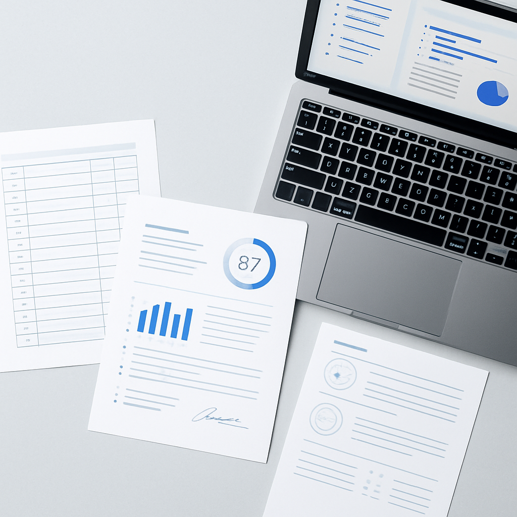 Audit reporting dashboard